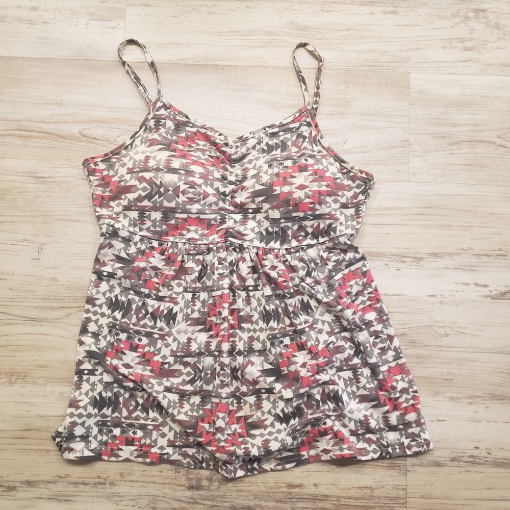 Tribal Patterned Tank Top